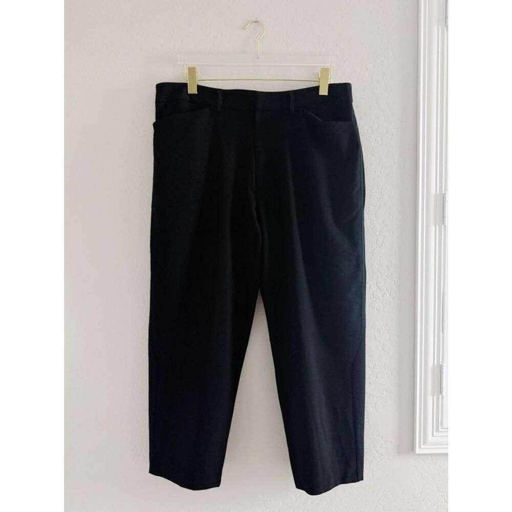 Icebreaker Wool Crop Straight Leg Tech Pants in Black Size XL